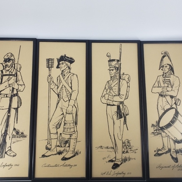 Vintage 1960s Sperry Soldier Lithographs - Picture 10 of 10